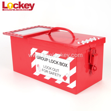 Portable Group Steel Box Plate Safety Lockout Box